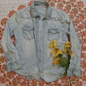 Denim blouse